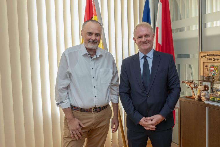 Landeshauptmann Doskozil und Geschäftsführer Johannes Stipsits