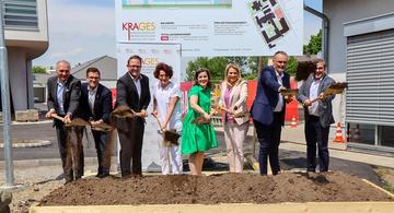 Gruppenfoto Spatenstich