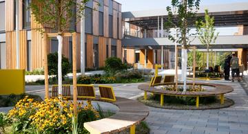 Innenhof Campus Pinkafeld